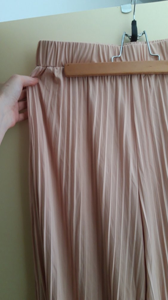 Super weite plisee-Stoffhose