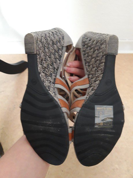 Sommerschuhe/Römer-Keil-Sandaletten