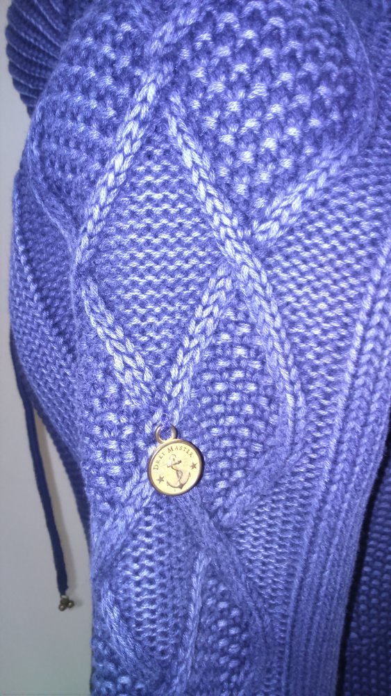 Gefütterte Strickjacke 