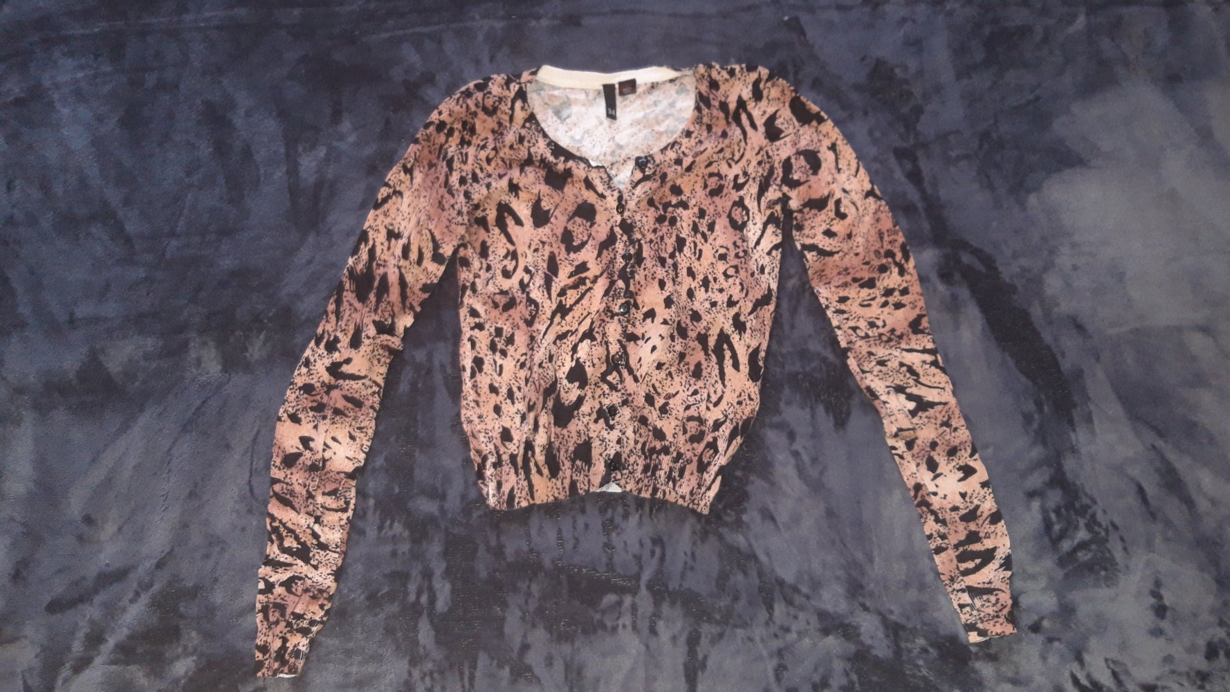 Strickjacke Animalprint