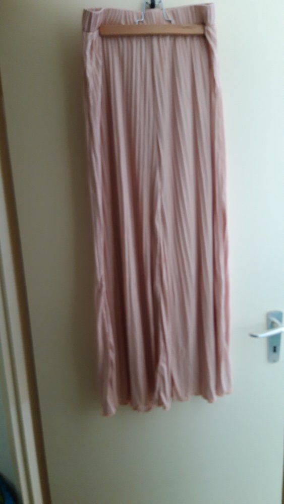 Super weite plisee-Stoffhose