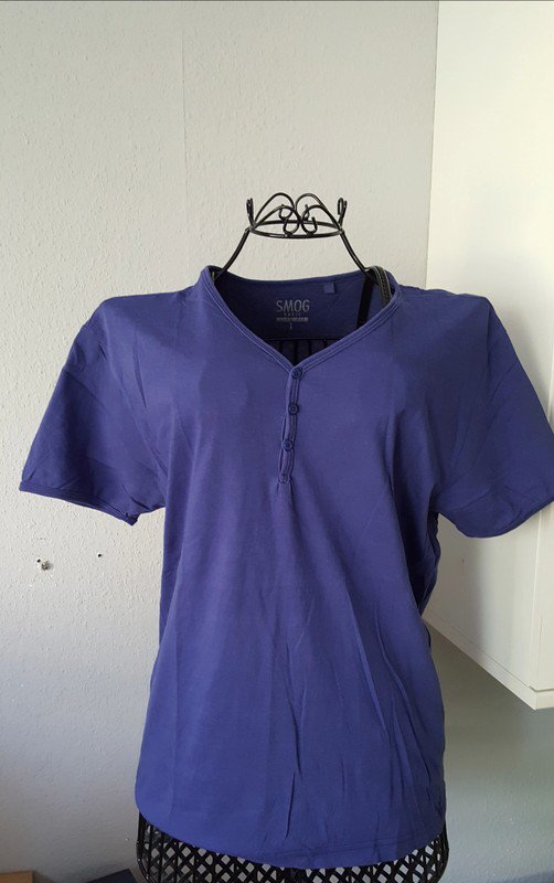 smog Smog New Yorker TShirt blau