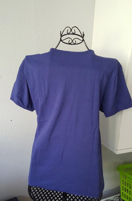  Smog New Yorker T-Shirt blau Slim fit L Herren Mann