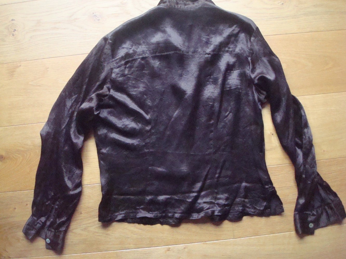 glänzende Bluse, Langarmbluse von s. Oliver