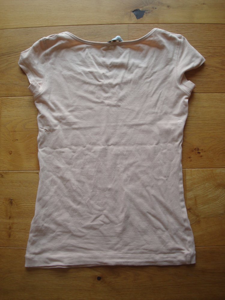 Shirt, T-Shirt, Basic-Shirt in beige / hautfarben