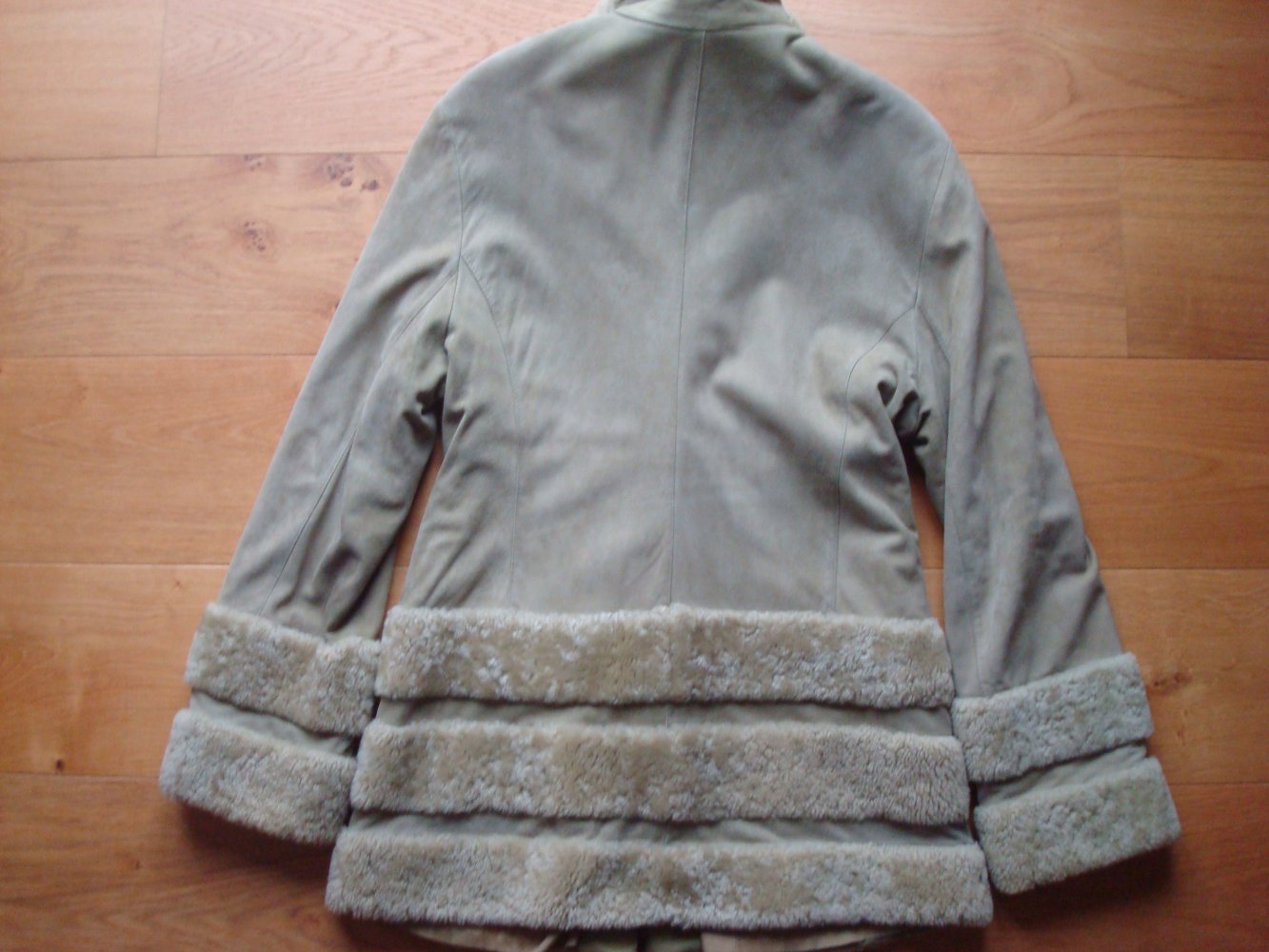 warme lange Lammfelljacke, Lammlederjacke