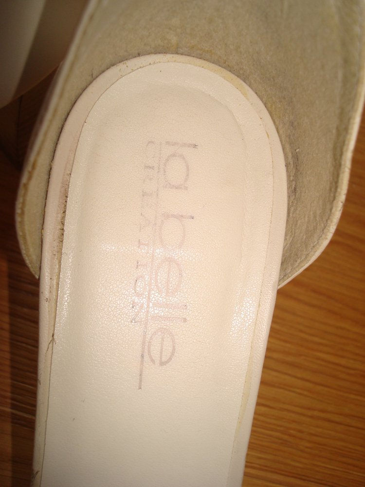 schicke Sandalen, Brautschuhe Top Zustand