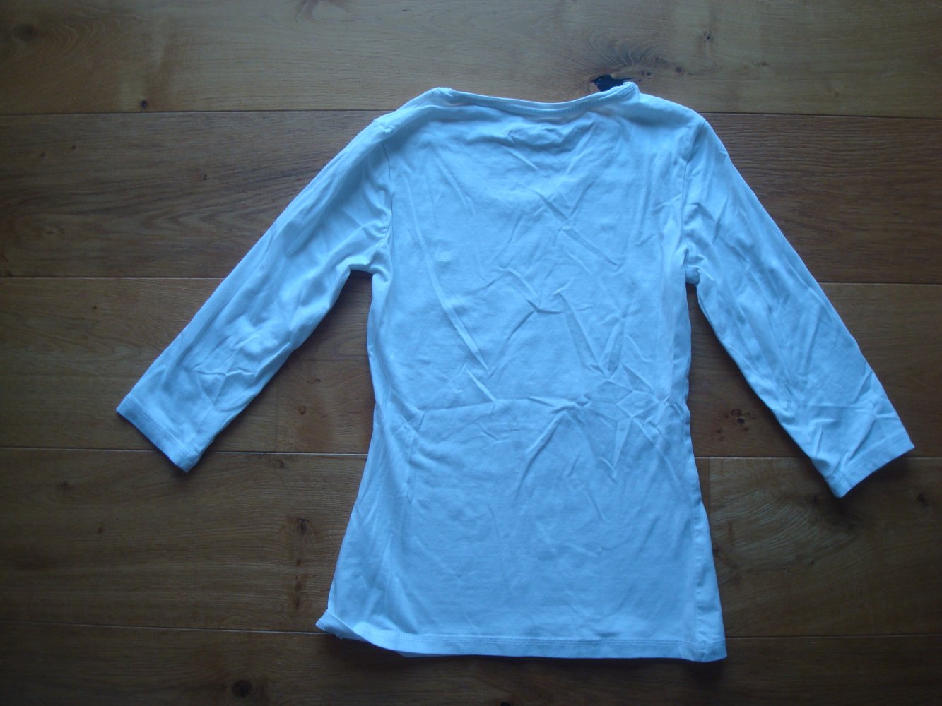 Shirt 3/4 Arm, Langarmshirt in Weiß