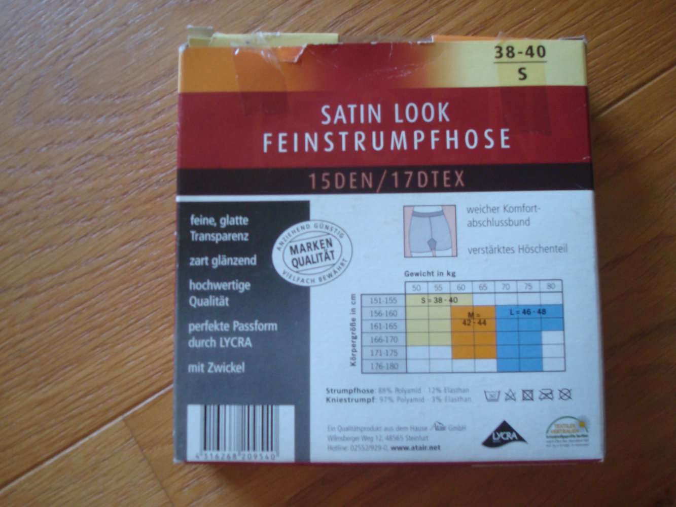 Kniestrümpfe, Nylonstrümpfe 2 Paar Neu