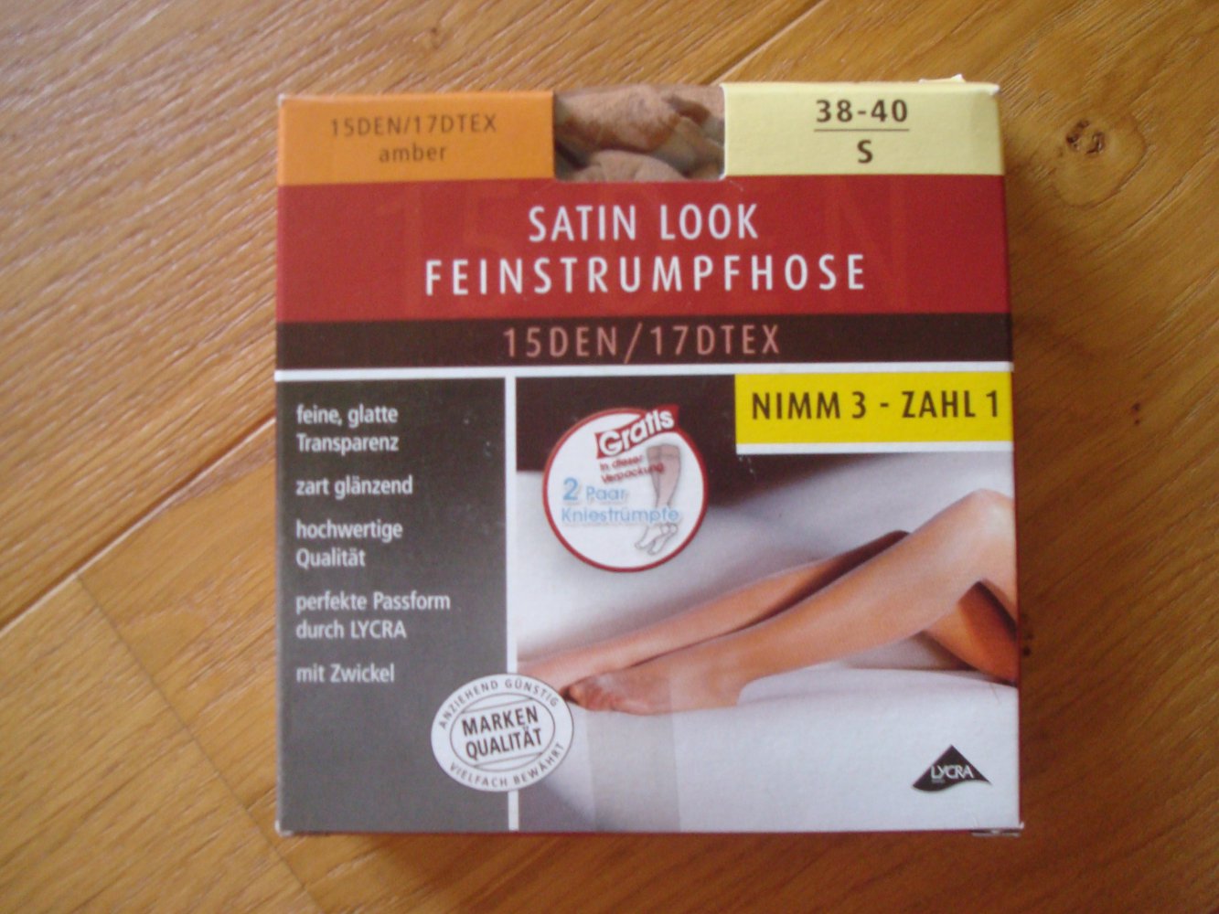 Kniestrümpfe, Nylonstrümpfe 2 Paar Neu