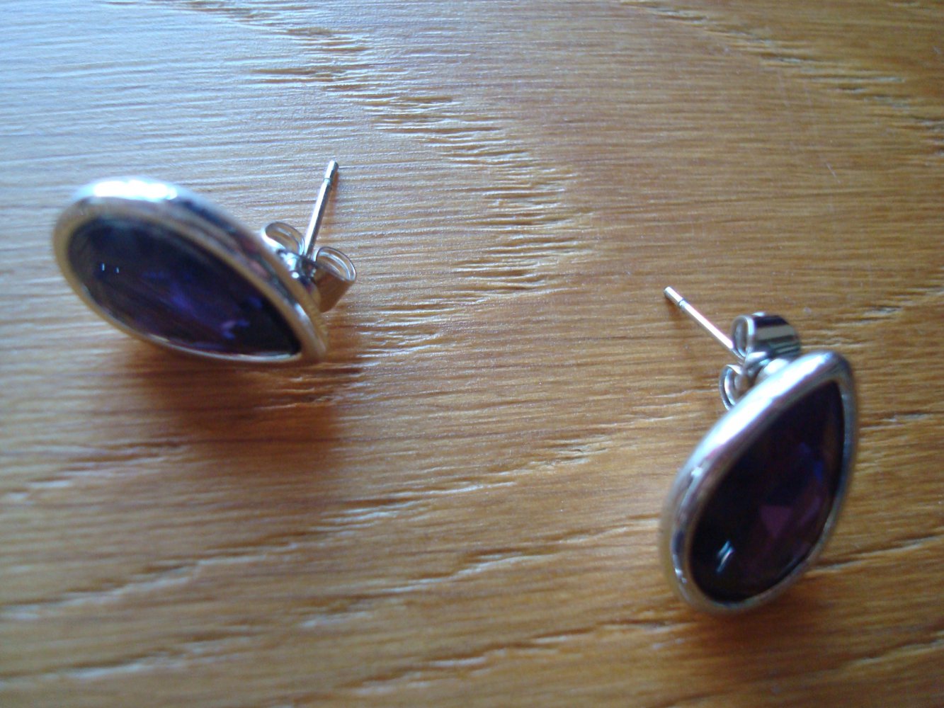 Schmuckset Kette Ohrringe Ring mit Glassteinen