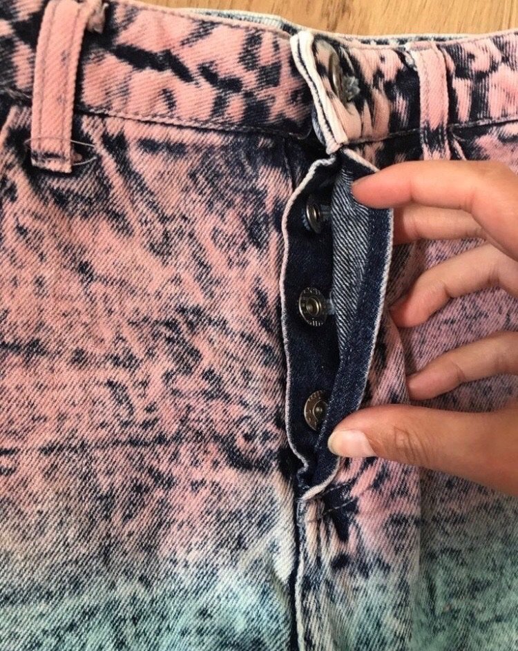 New Yorker Short bunt Gr M fishbone hotpant kurze Jeans hose