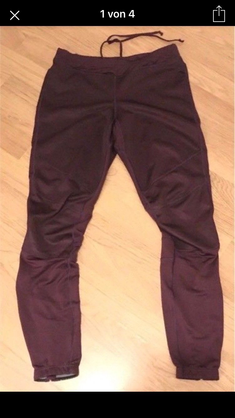 Crane Sporthose Fitness Sport Gr 40 rot lila violet Hose M L 38