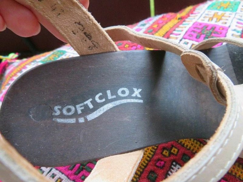 NEU! Softclogs Leder Sandalette Plateau 41 Modell 3188 fabienne elefant