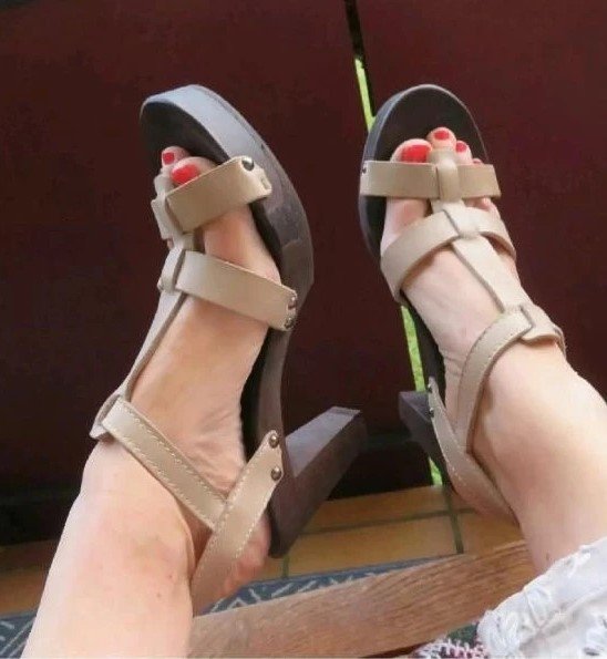 NEU! Softclogs Leder Sandalette Plateau 41 Modell 3188 fabienne elefant