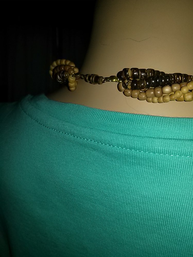 Holzperlenkette aus Afrika