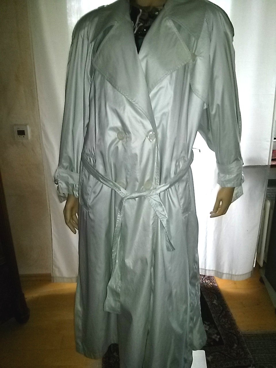 Trenchcoat hellgrün- Gr. 40/42
