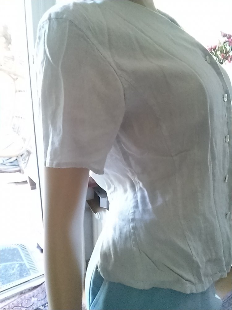 Leinenbluse- Gr.38