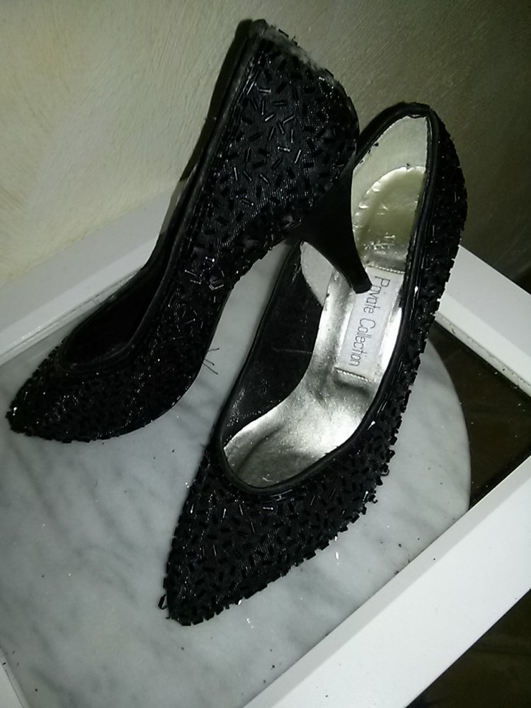 Damen-Abendpumps von Private Collection - Gr.38,5 (Made in Italy)