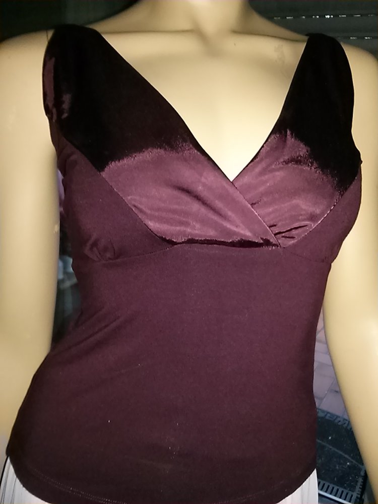 Spaghetti-Top von more more- Gr.34- braun- neu