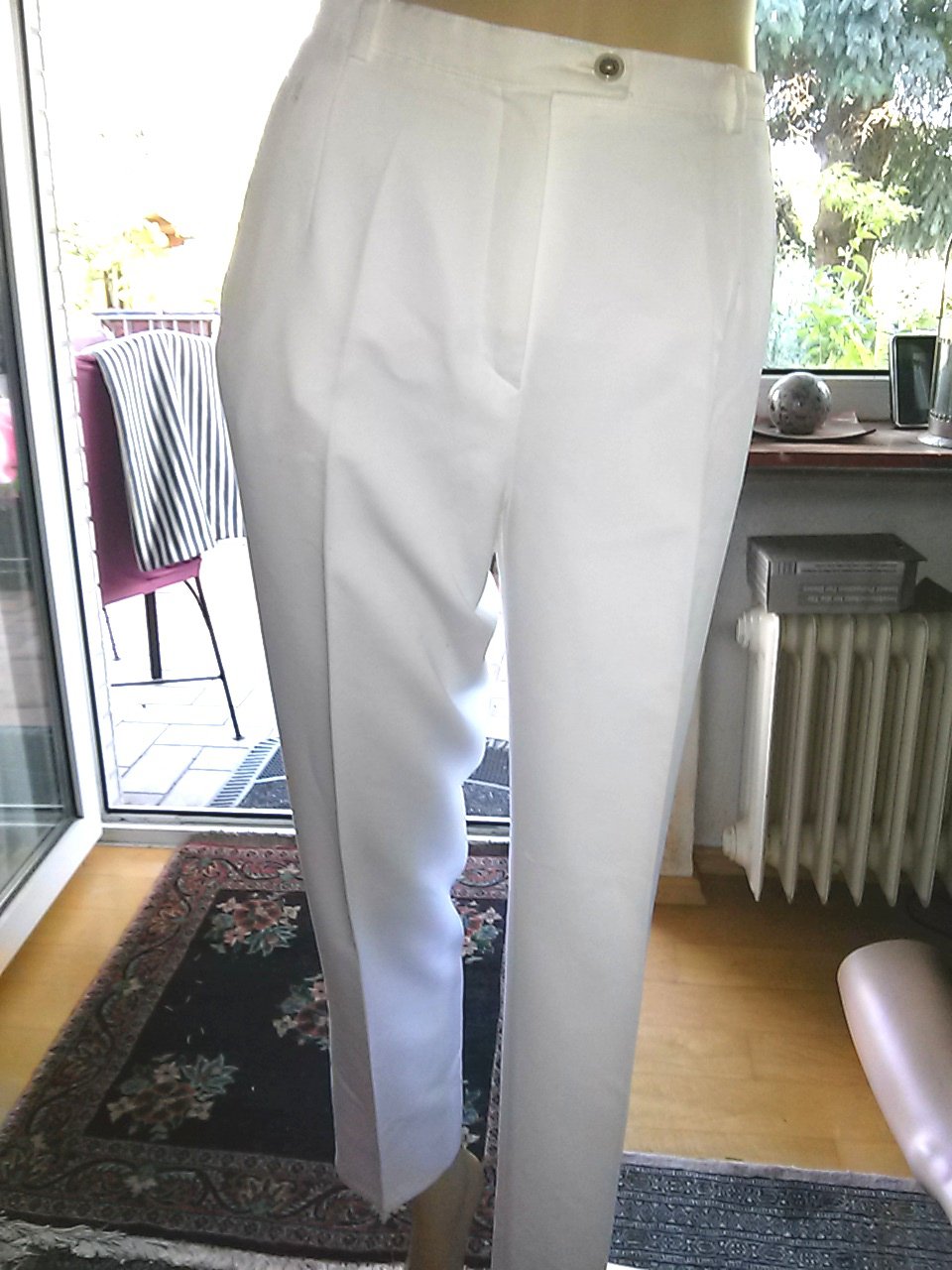 Damenhose von Gardeur Gr. 40 K - slim line - weiss
