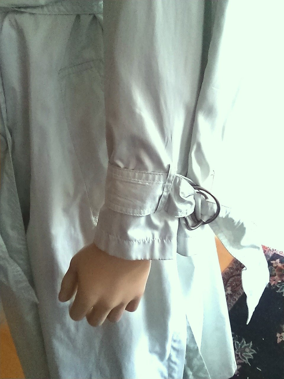 Trenchcoat hellgrün- Gr. 40/42