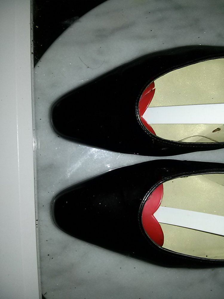 Damenschuhe Lackleder schwarz von Allure - Gr.7,5 N