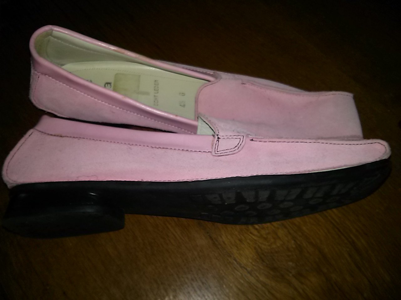 Damenslipper Rene by Ara- rosa- Gr.37,5- Lederschuh neu