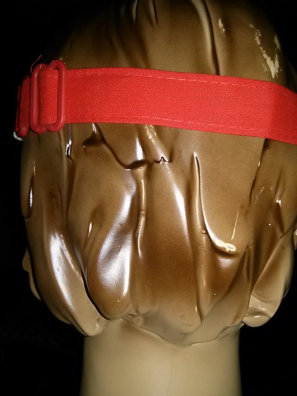 Sonnenschutz-Cap rot/weiss