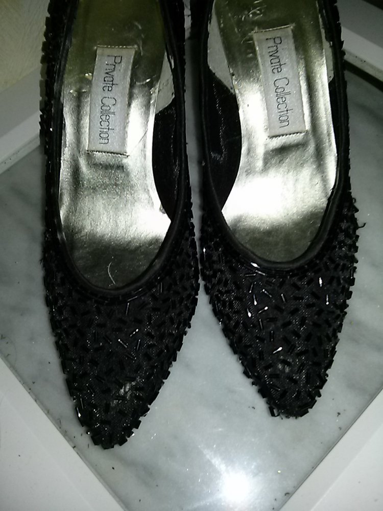 Damen-Abendpumps von Private Collection - Gr.38,5 (Made in Italy)