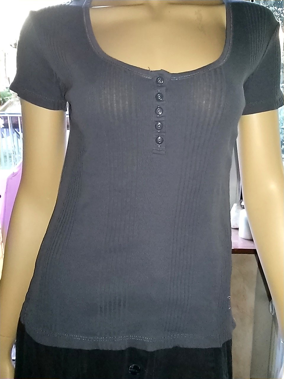 Damenshirt von outfit fashion- Gr.40 - grau