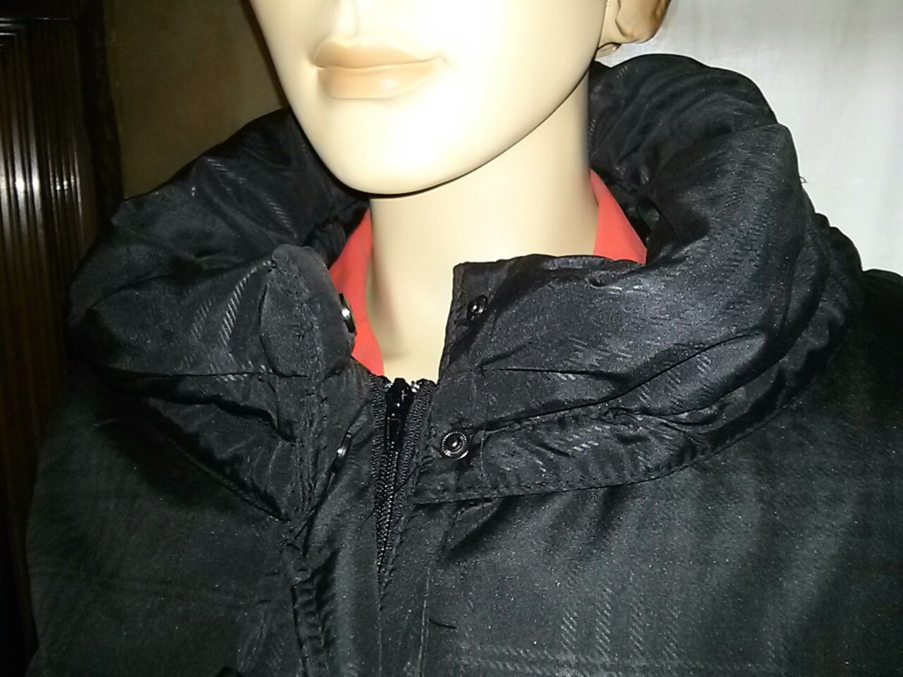 Damensteppjacke schwarz - Gr.M (40/42)