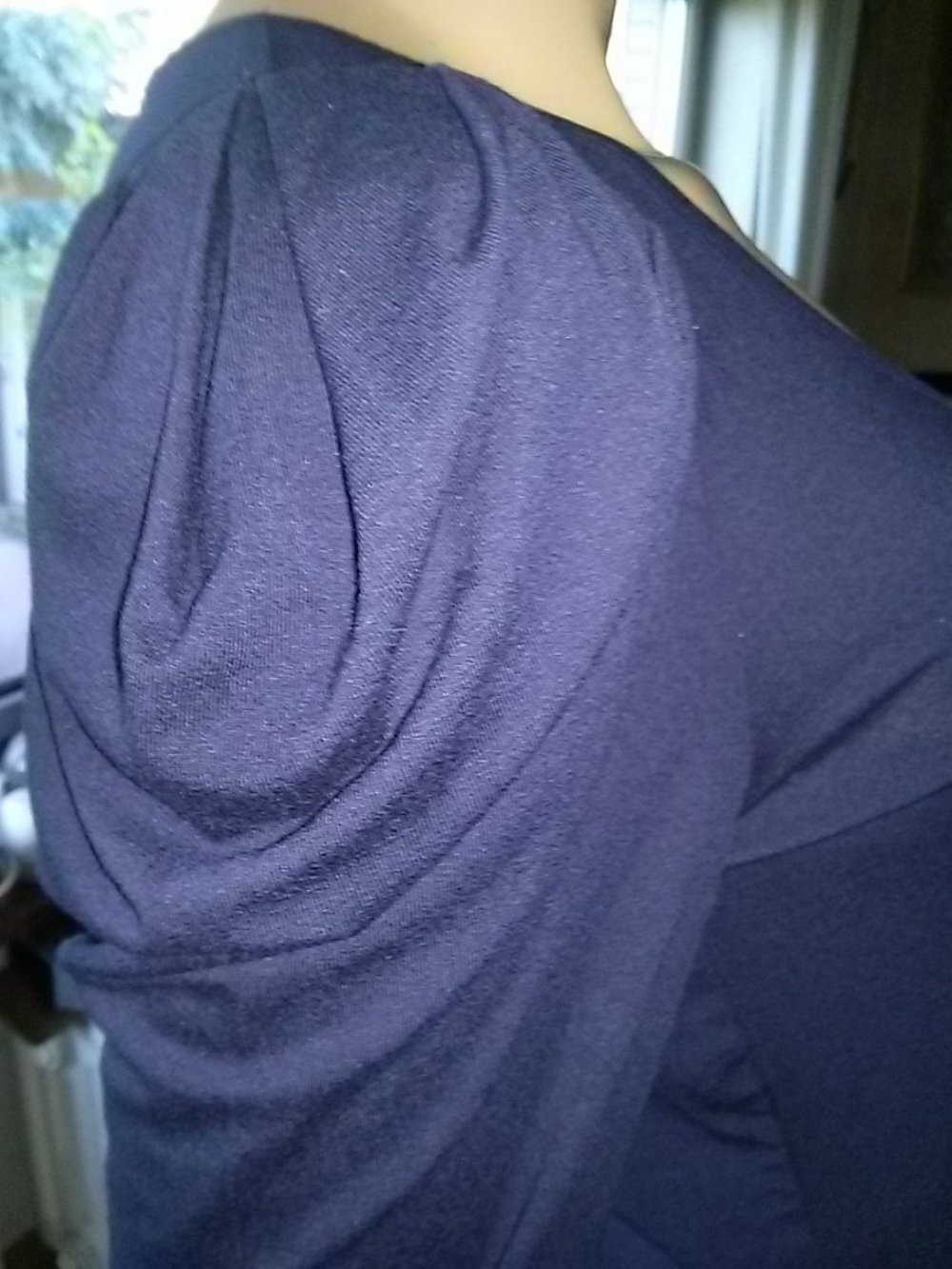 T-shirt mit Blusenärmel von Tramontana- blau - neu-Gr.L