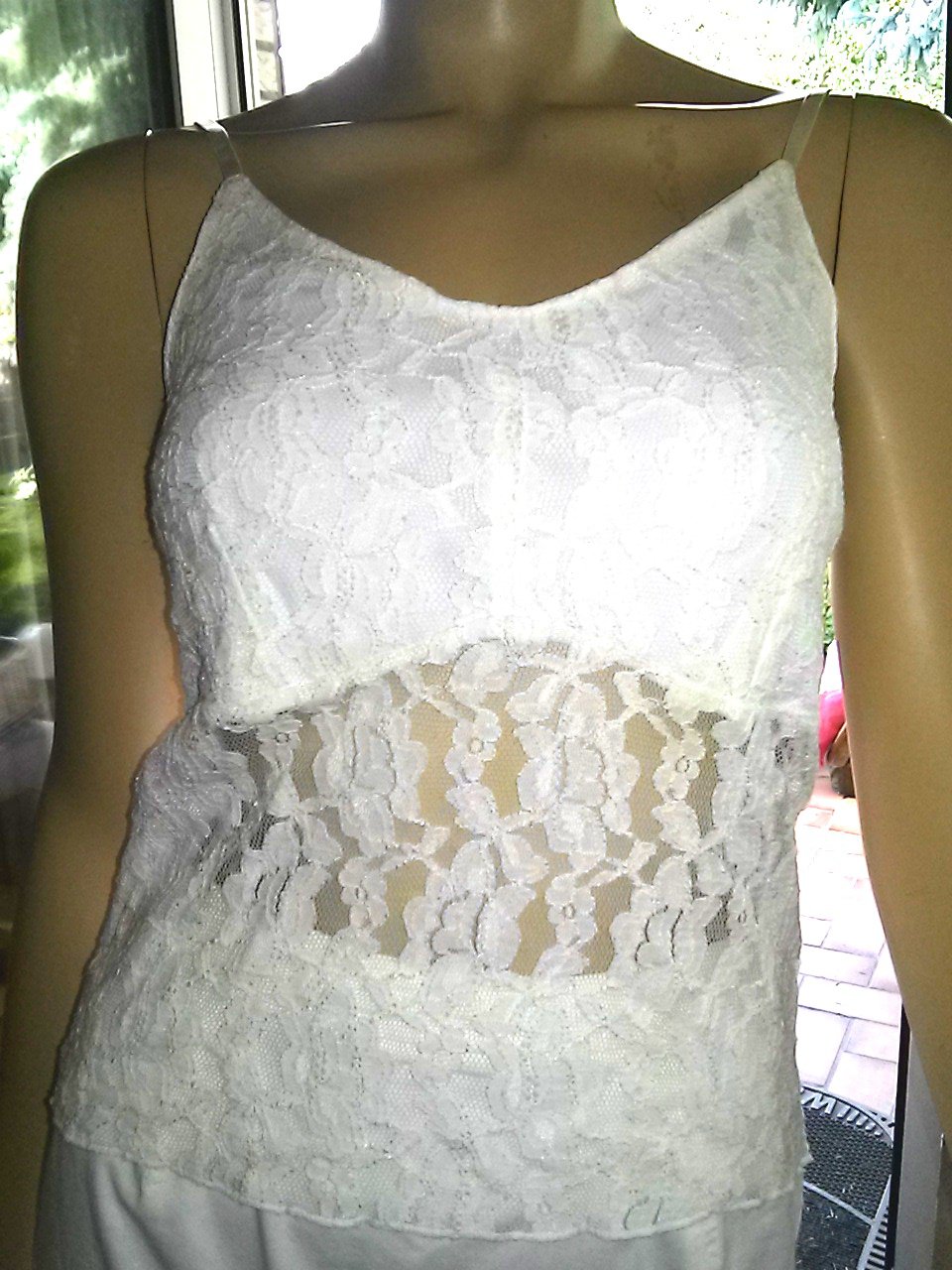 top von Casual wear - Gr.36/38 - weiss