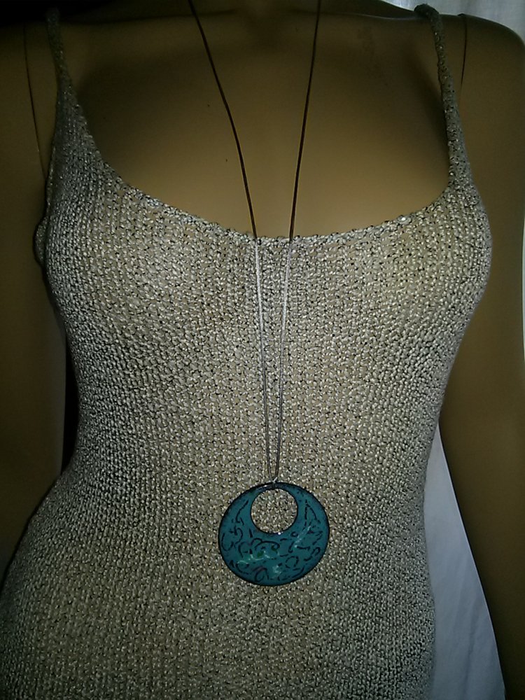 Anhänger aus emaille - handgemacht - 2 Seiten