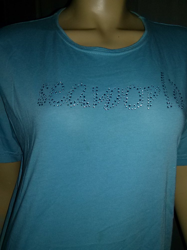 T-Shirt von cpm collection- Gr.M - türkis