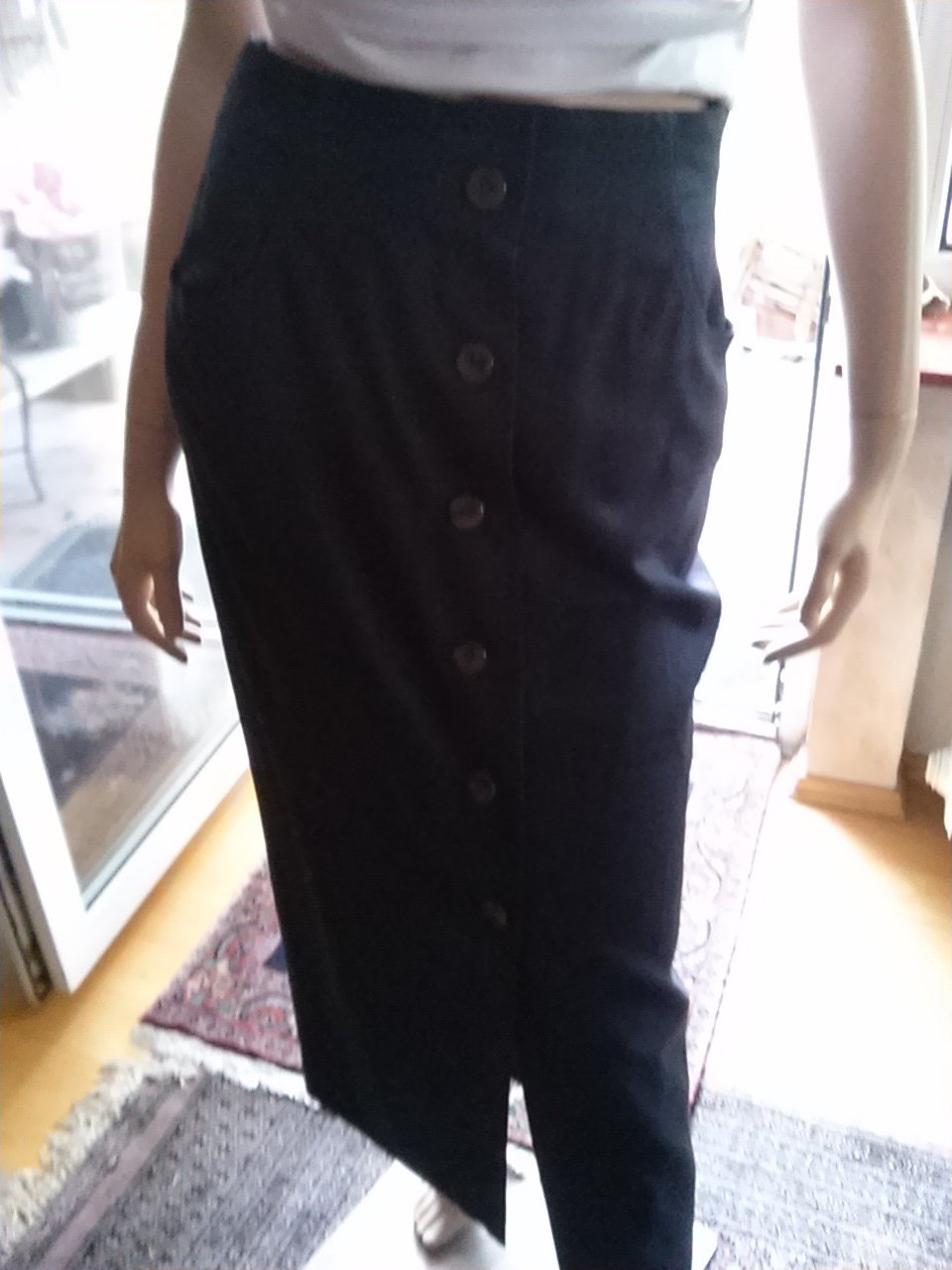 Laurel Midi-rock- Gr. 38 - blau- Schurwolle/kaschmir