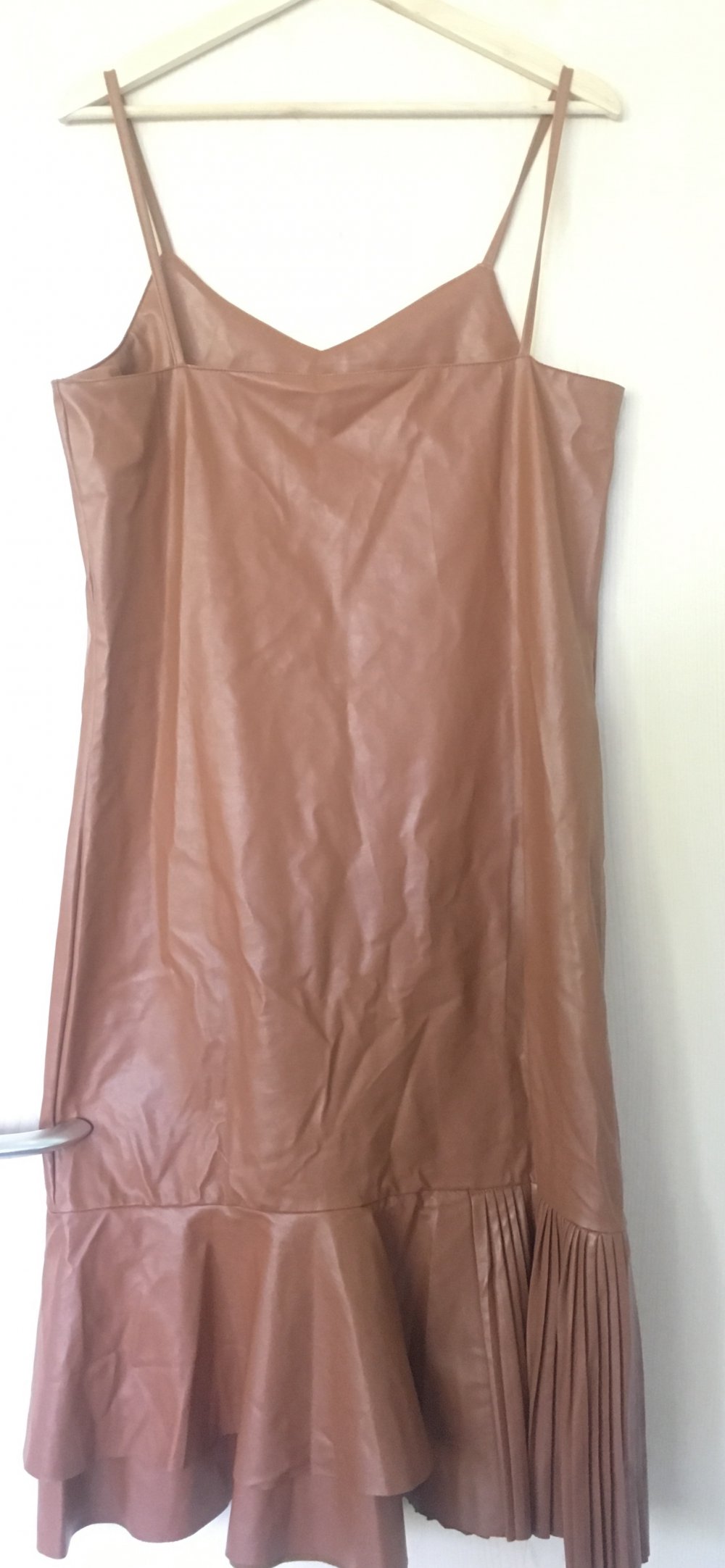 Leather Brown Dress