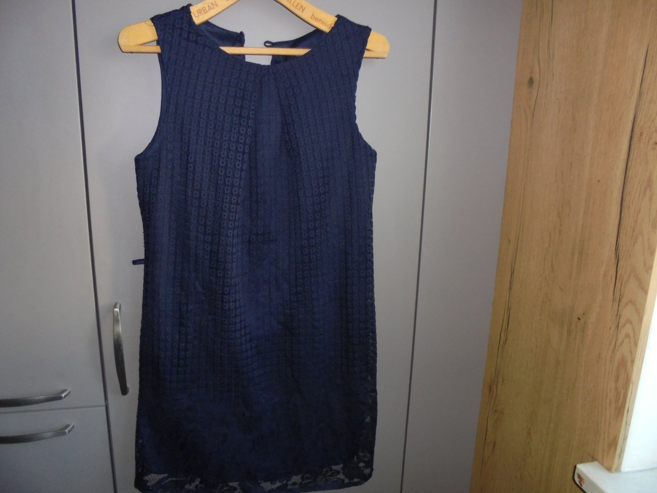Damen Sommerkleid dunkelblau Gr. 40 v. H&M