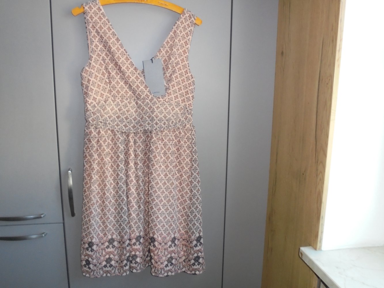 NEU: Damen Sommerkleid Gr. 36/38 rose- braun  v. Vera Moda