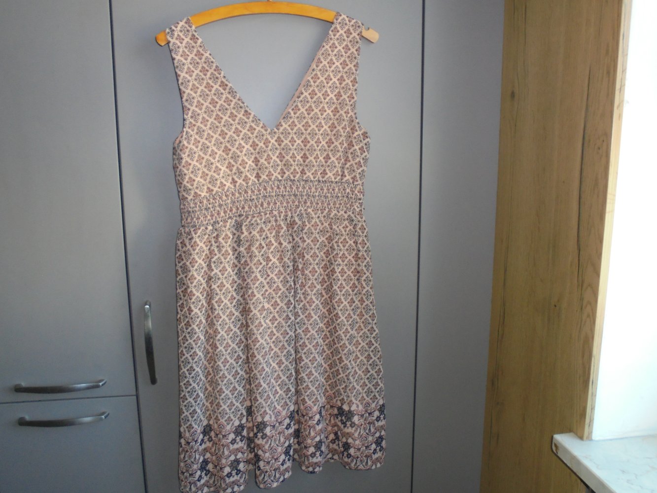 NEU: Damen Sommerkleid Gr. 36/38 rose- braun  v. Vera Moda