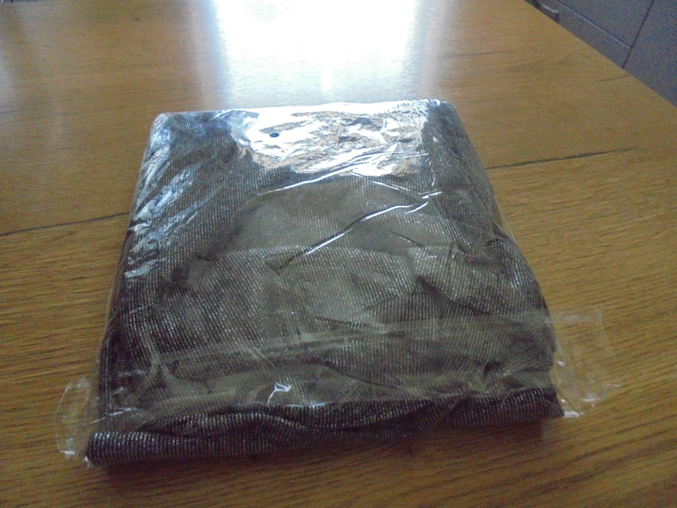 NEU: Damen Strandkleid - Wickelkleid schwarz/silber Einheitsgröße