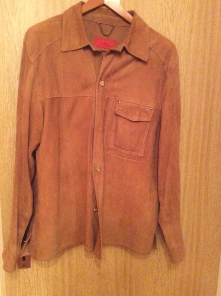 Jacke aus Ziegen Velours Leder