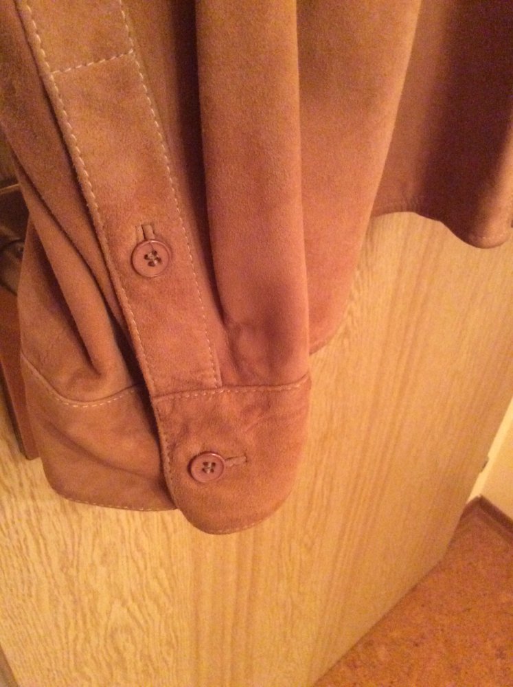 Jacke aus Ziegen Velours Leder