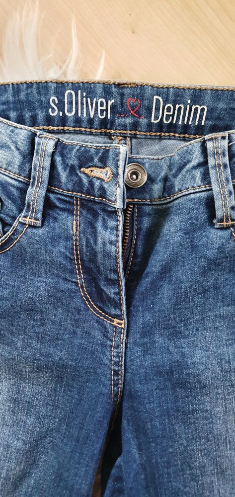 DE 158 Mädchen Bekleidung Hosen Jeans s.Oliver Mädchen Jeans Gr 