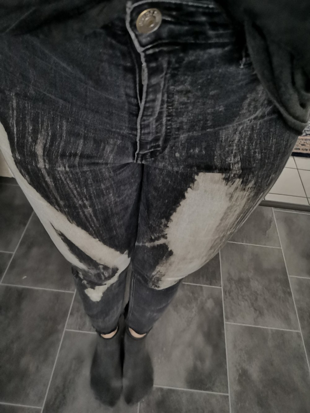 Gebleichte Jeans 
