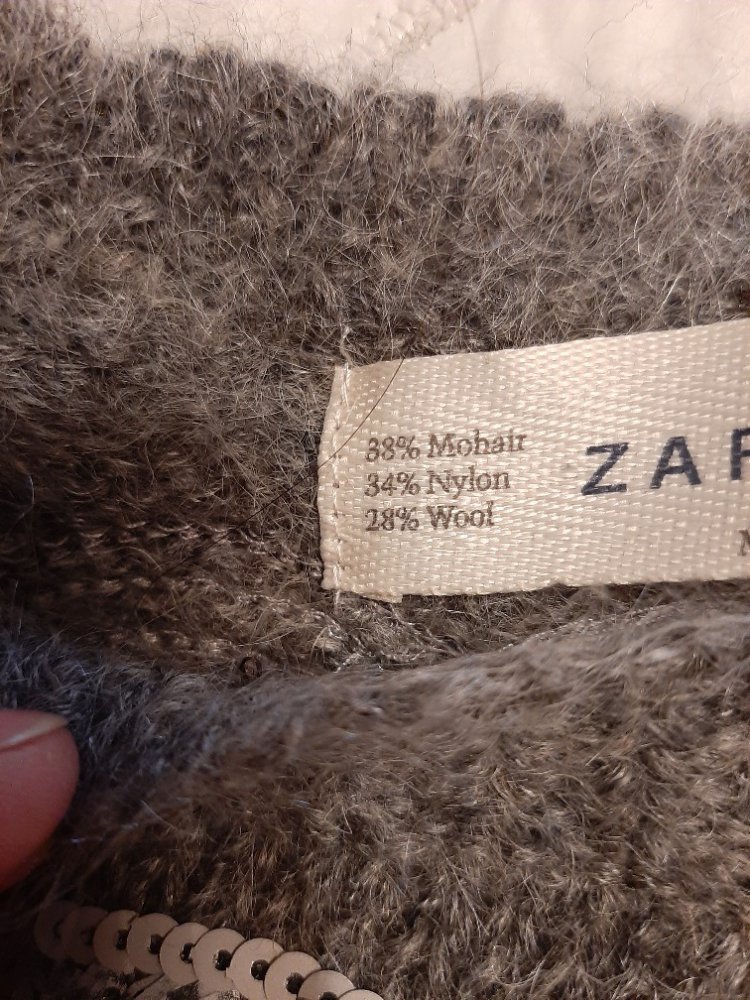 Zara Neue Exklusive Alpaka Woll Jacke Von Zara In Grau Silber Bestickt Gr S Schmale 36 Vp Ca 119 00 Euro Kleiderkorb De