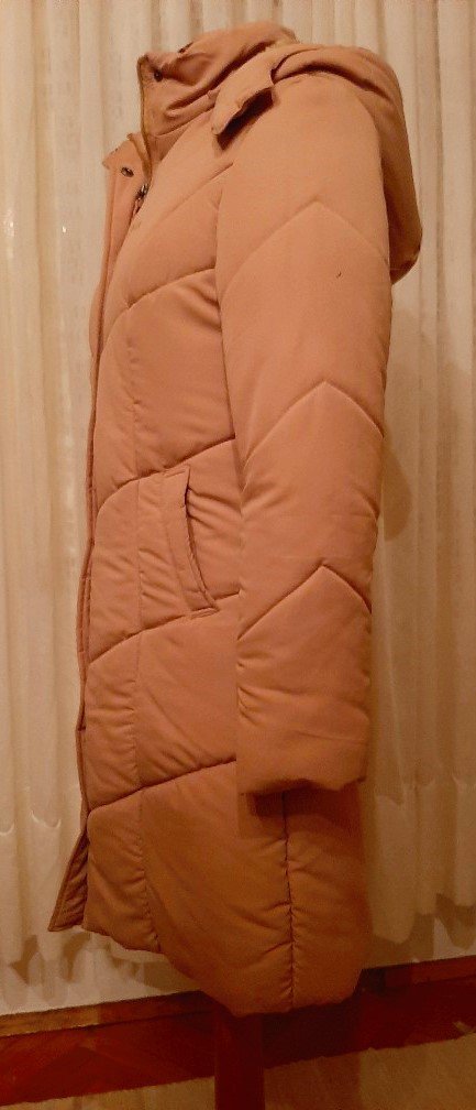 NEUER !!! WEICHER WARMER STEPPMANTEL IN OCKER GR.: 38 VON Y.O.U.