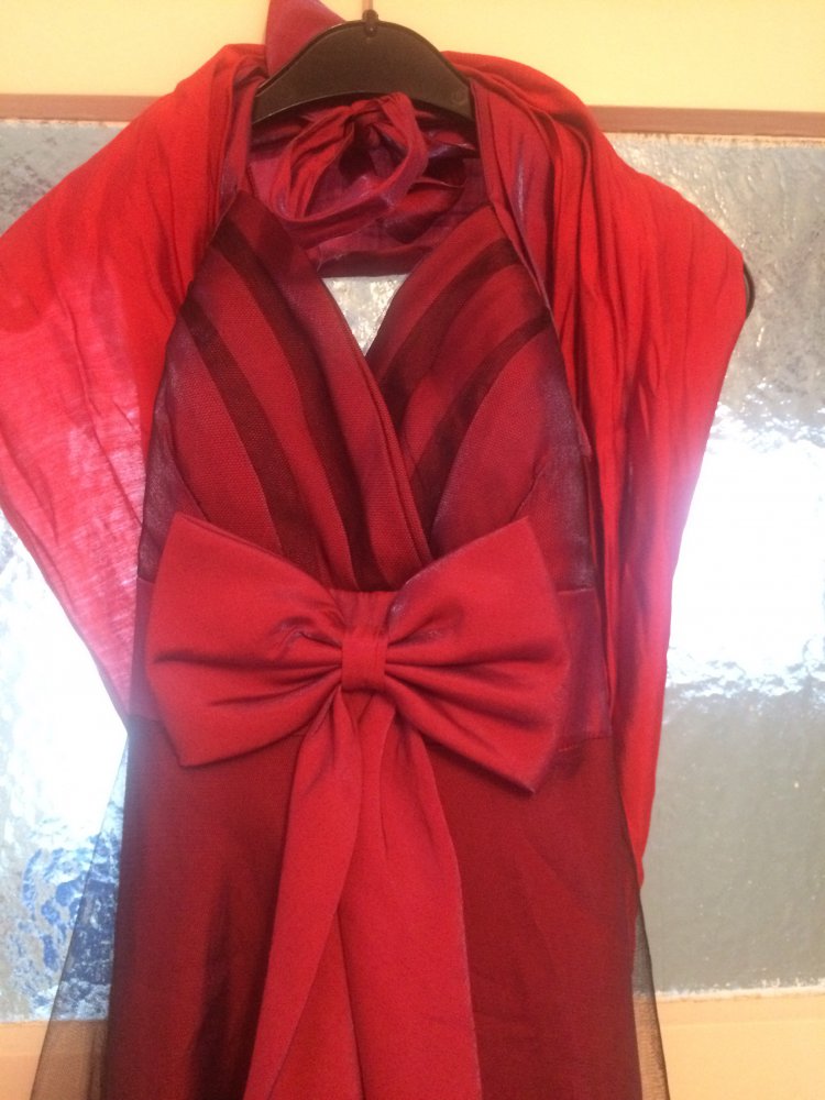 Rotes Kleid von Fussl Modestraße