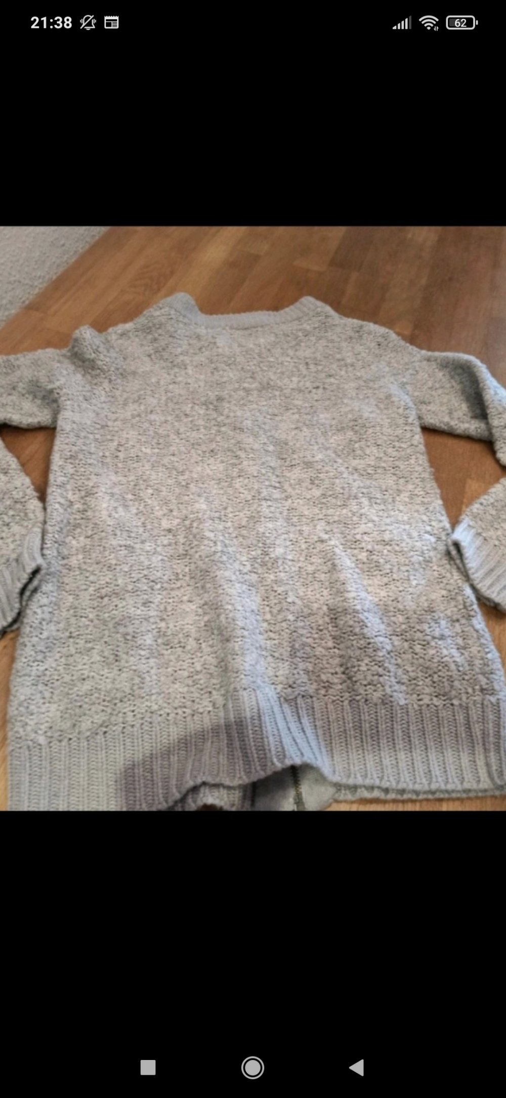 Süße Strickjacke, grau, Größe 146/152
